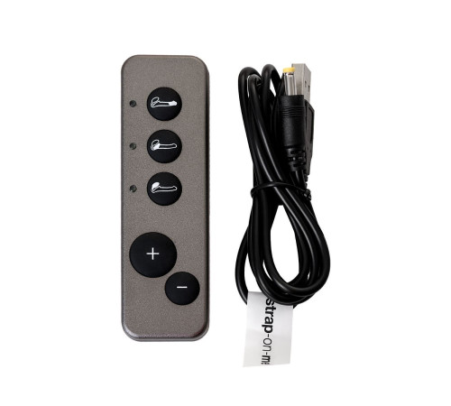 Фиолетовый безремневой вибрострапон Silicone Bendable Strap-On - size XL