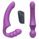 Заказать Фиолетовый безремневой страпон Straples Strap-On Dildo