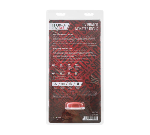Силиконовый вибратор Monster Docus - 21,7 см.