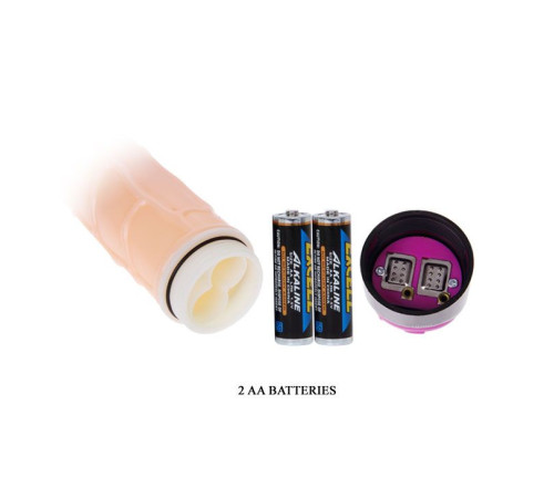 Вибратор-ротатор без мошонки USA NEW - 25,2 см.