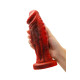 Силиконовый вибратор Monster Saur - 20 см.
