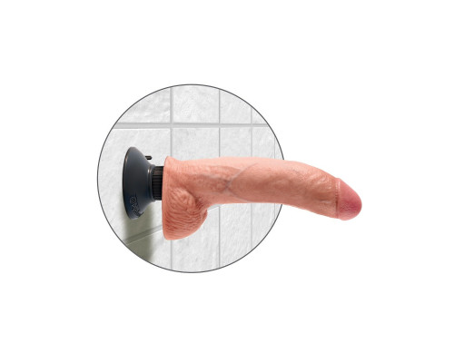 Заказать Телесный виброфаллос со съемной присоской 9 Vibrating Cock with Balls - 22,9 см. Заказать Телесный виброфаллос со съемной присоской 9 Vibrating Cock with Balls - 22,9 см.