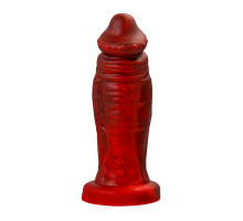 Силиконовый вибратор Monster Saur - 20 см.