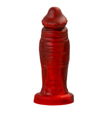 Силиконовый вибратор Monster Saur - 20 см.