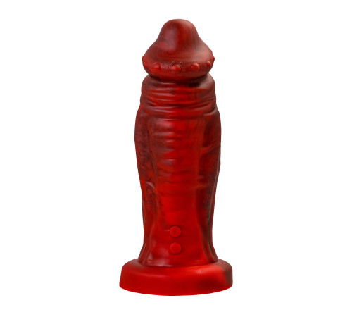 Силиконовый вибратор Monster Saur - 20 см.