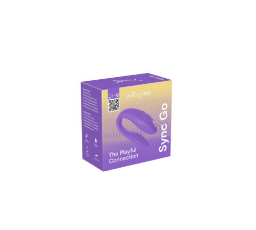 Фиолетовый вибромассажер для пар We-Vibe Sync Go Фиолетовый вибромассажер для пар We-Vibe Sync Go