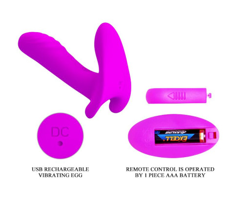 Лиловый мультифункциональный вибратор Remote Control Massager Лиловый мультифункциональный вибратор Remote Control Massager