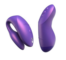 Фиолетовый вибратор для пар We-Vibe Chorus Pro