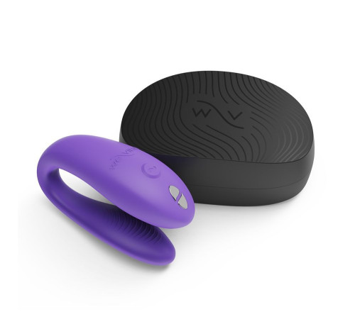 Фиолетовый вибромассажер для пар We-Vibe Sync Go Фиолетовый вибромассажер для пар We-Vibe Sync Go