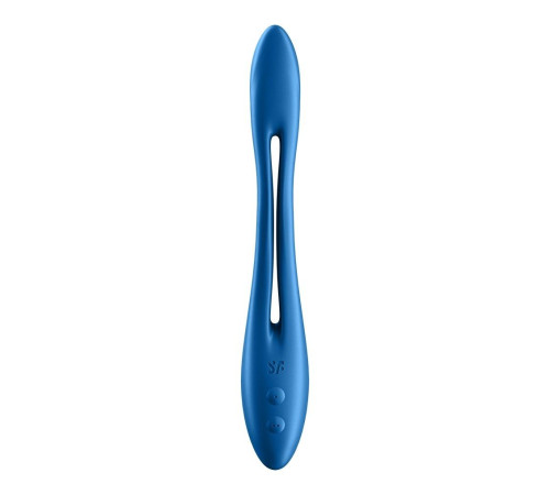 Синий многофункциональный вибратор для пар Satisfyer Elastic Game Синий многофункциональный вибратор для пар Satisfyer Elastic Game