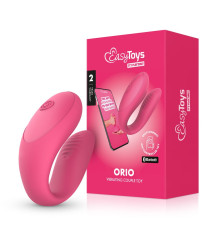 Розовый интерактивный вибростимулятор для пар Orio