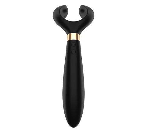 Чёрный вибромассажер для пар Satisfyer Endless Fun