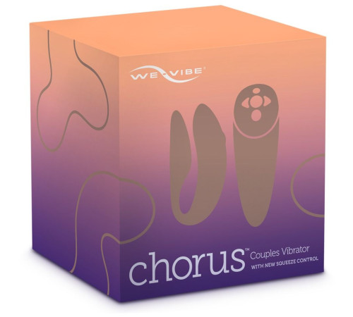 Фиолетовый вибратор для пар We-Vibe Chorus