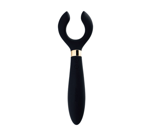 Чёрный вибромассажер для пар Satisfyer Endless Fun