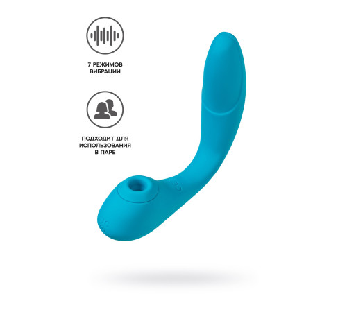 Голубой многофункциональный вибратор Cycla