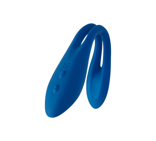 Синий многофункциональный вибратор для пар Satisfyer Elastic Game Синий многофункциональный вибратор для пар Satisfyer Elastic Game