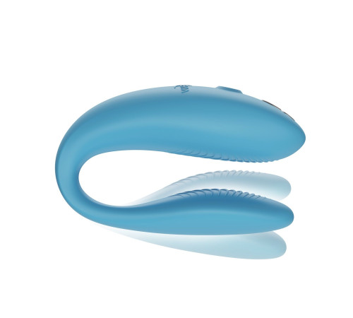 Бирюзовый вибромассажер для пар We-Vibe Sync Go Бирюзовый вибромассажер для пар We-Vibe Sync Go