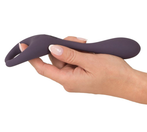 Фиолетовый универсальный вибратор Remote Controlled Couples Vibrator