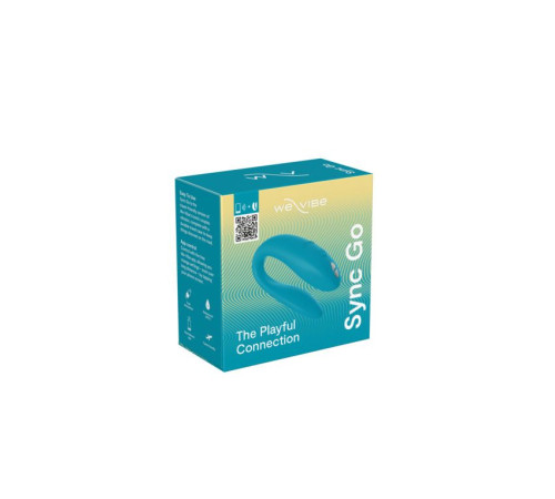 Бирюзовый вибромассажер для пар We-Vibe Sync Go Бирюзовый вибромассажер для пар We-Vibe Sync Go