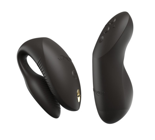 Черный вибратор для пар We-Vibe Chorus Pro