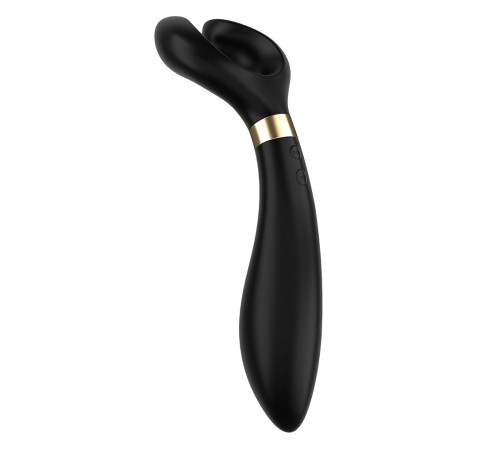 Чёрный вибромассажер для пар Satisfyer Endless Fun