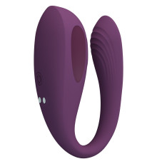 Фиолетовый вибратор для двоих Aari