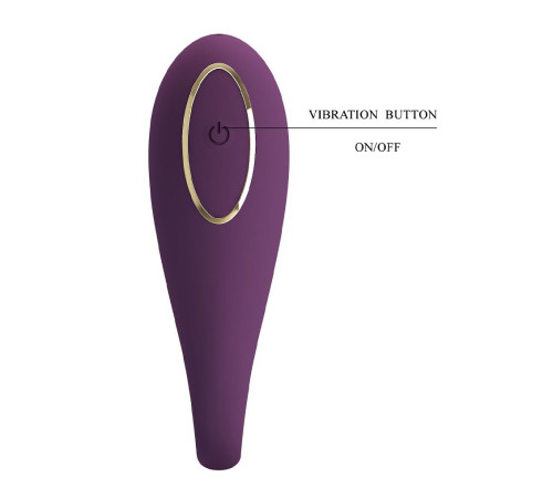 Фиолетовый вибратор для двоих August