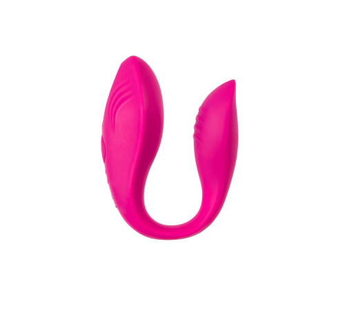 Розовый вибратор для пар Cobrum с пультом ДУ