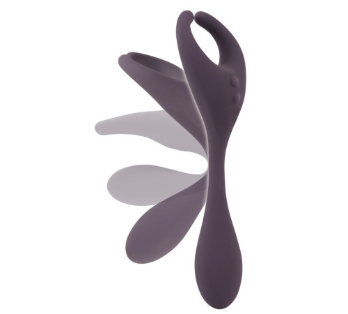 Фиолетовый универсальный вибратор Remote Controlled Couples Vibrator