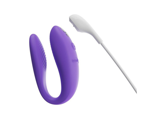 Фиолетовый вибромассажер для пар We-Vibe Sync Go Фиолетовый вибромассажер для пар We-Vibe Sync Go