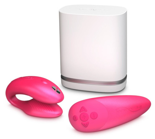 Розовый вибратор для пар We-Vibe Chorus