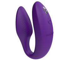 Фиолетовый U-образный вибратор для пар We-Vibe Sync 2