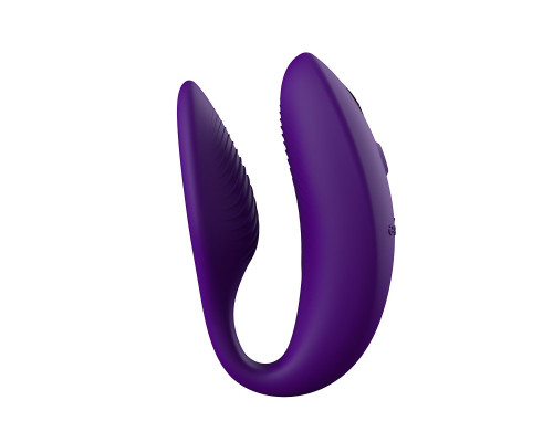 Заказать Фиолетовый U-образный вибратор для пар We-Vibe Sync 2