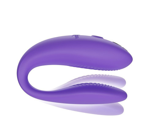 Фиолетовый вибромассажер для пар We-Vibe Sync Go Фиолетовый вибромассажер для пар We-Vibe Sync Go