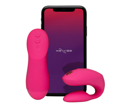 Розовый вибратор для пар We-Vibe Chorus Pro