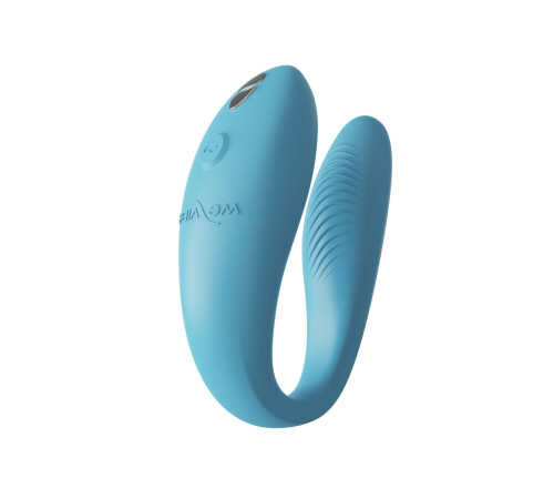 Бирюзовый вибромассажер для пар We-Vibe Sync Go Бирюзовый вибромассажер для пар We-Vibe Sync Go