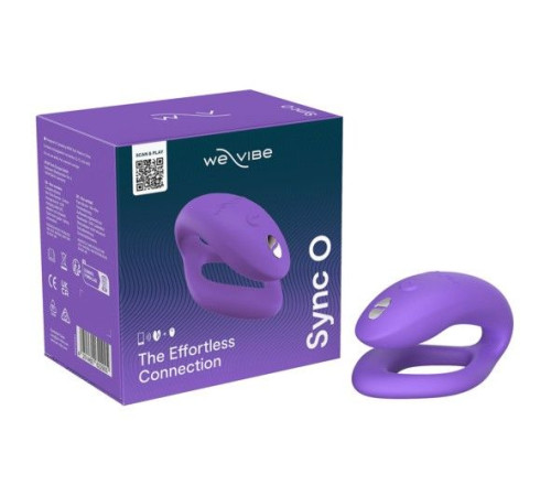 Фиолетовый вибратор для пар We-Vibe Sync O