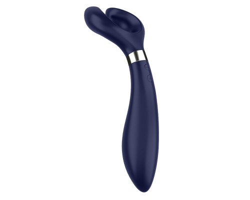 Заказать Синий вибромассажер для пар Satisfyer Endless Fun