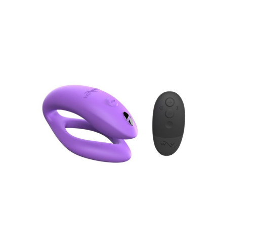 Фиолетовый вибратор для пар We-Vibe Sync O