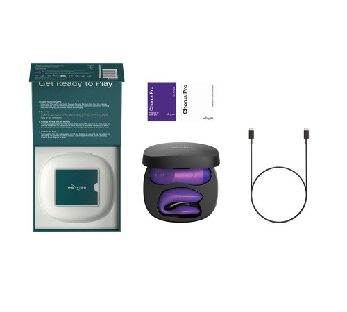 Фиолетовый вибратор для пар We-Vibe Chorus Pro
