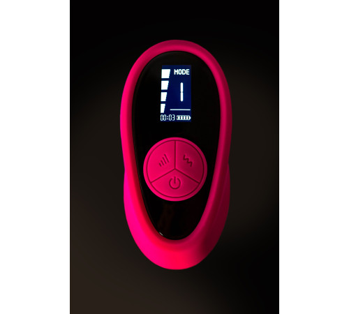 Розовый вибратор для пар Prawno с пультом ДУ