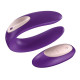 Заказать Фиолетовый вибратор для пар Satisfyer Double Plus Remote с пультом ДУ