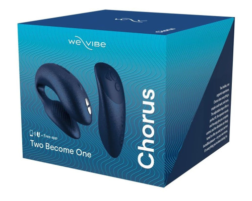Заказать Синий вибратор для пар We-Vibe Chorus