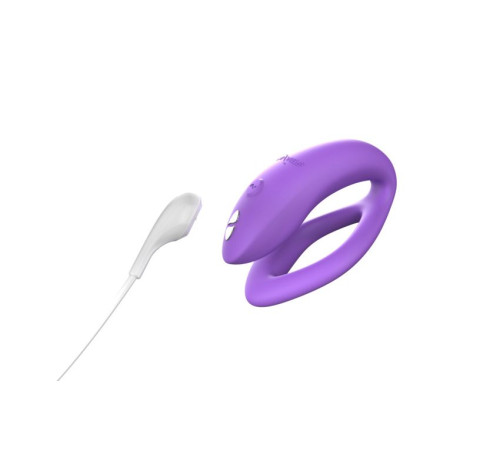 Фиолетовый вибратор для пар We-Vibe Sync O