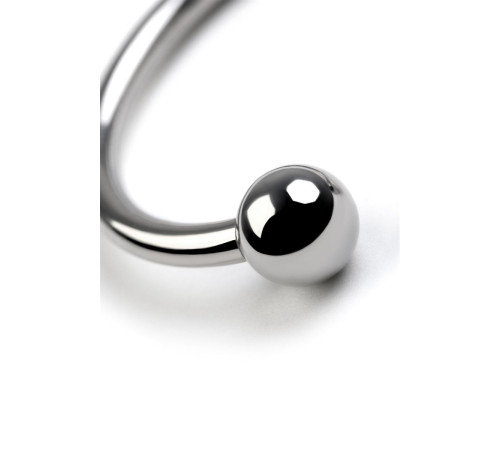 Серебристая подкова на головку пениса