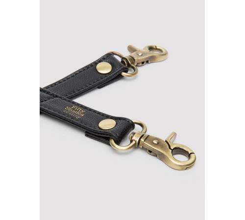 Черный фиксатор для манжет Bound to You Faux Leather Hogtie