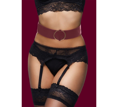 Бордовый ремень Halo Waist Belt - размер L-XL