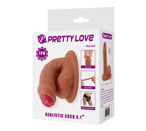 Реалистичная вкладка в трусики Warnell