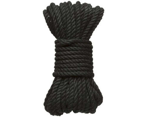 Заказать Черная верёвка для связывания и фиксации Bind Tie - 9,14 м.
