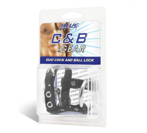 Утяжка на пенис на замочке Duo Cock And Ball Lock Утяжка на пенис на замочке Duo Cock And Ball Lock